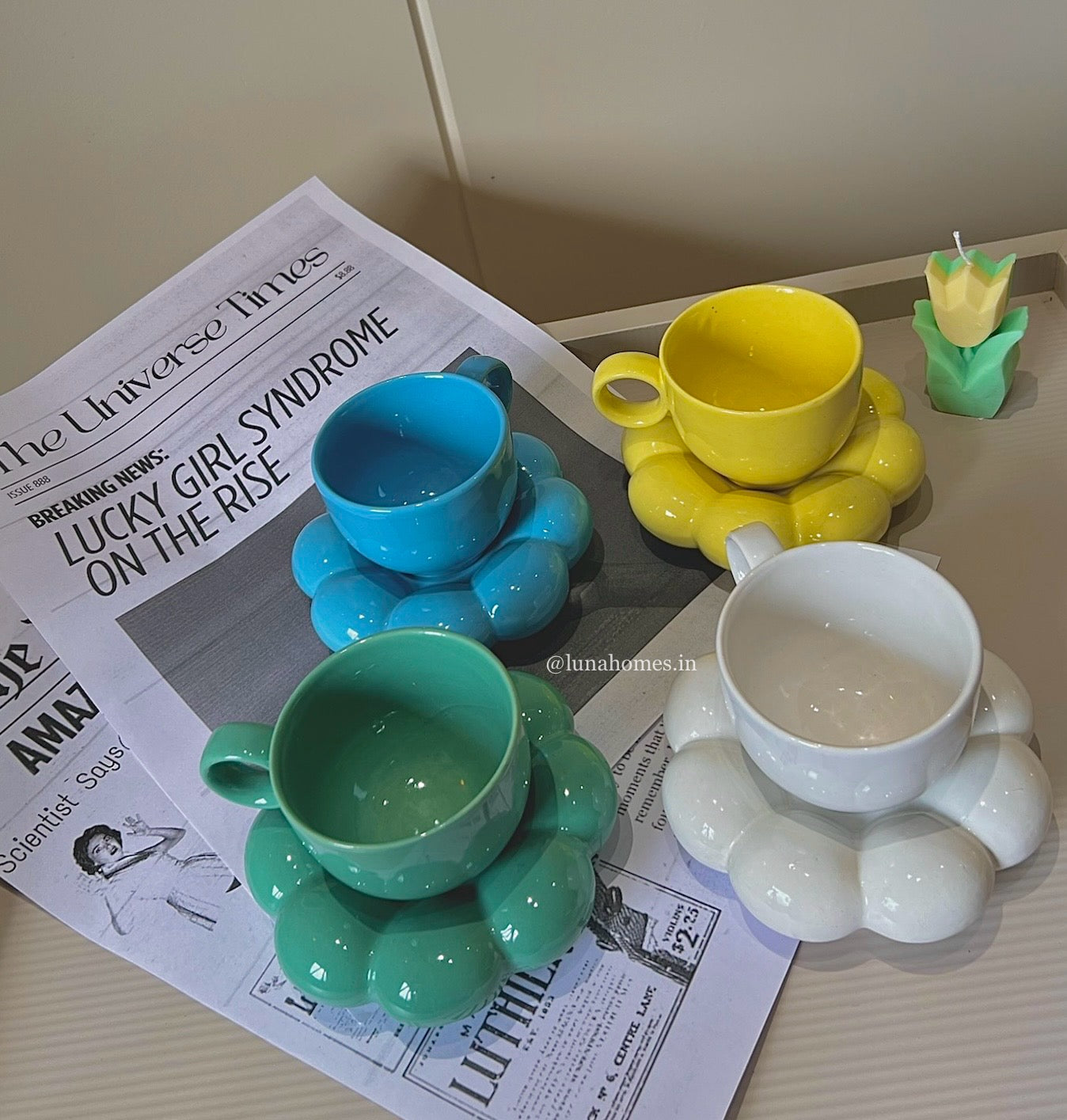 Bubble Cup and Saucer Set