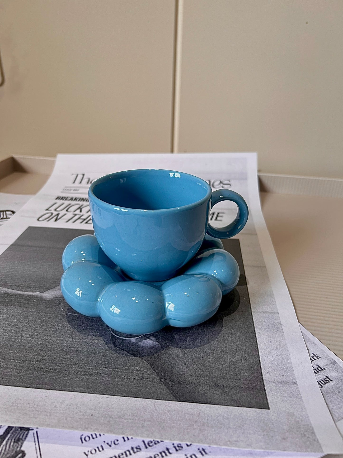 Bubble Cup and Saucer Set