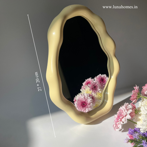 Minimal Cloud Shape Vanity Mirror