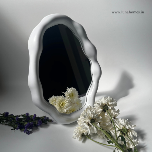 Minimal Cloud Shape Vanity Mirror