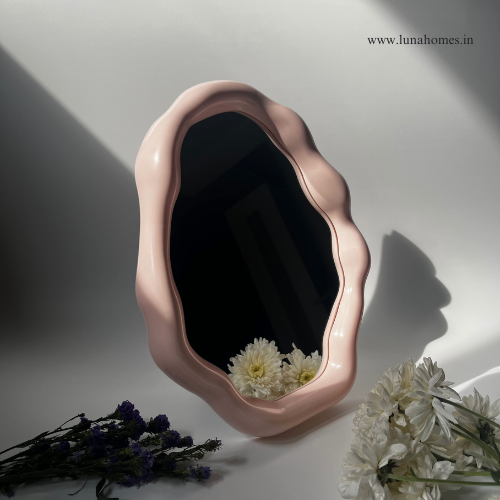 Minimal Cloud Shape Vanity Mirror